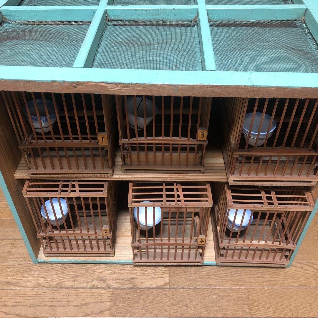 竹製鳥籠6個セット