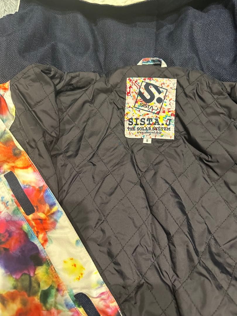 SISTA.J 花柄 スノーボードウェア Sサイズ