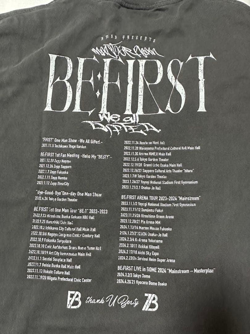 BE:FIRST メンプロアーティストTシャツ Sサイズ