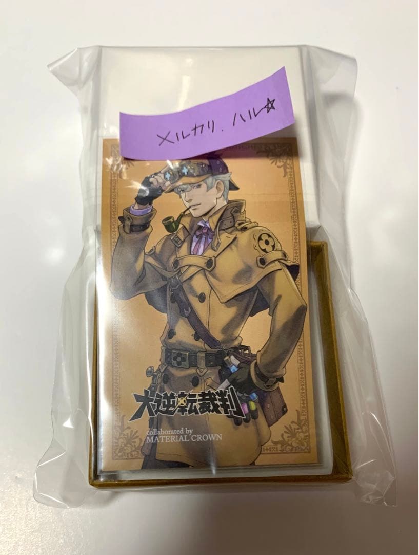 大逆転裁判×MATERIAL CROWN　イヤリング　ホームズ