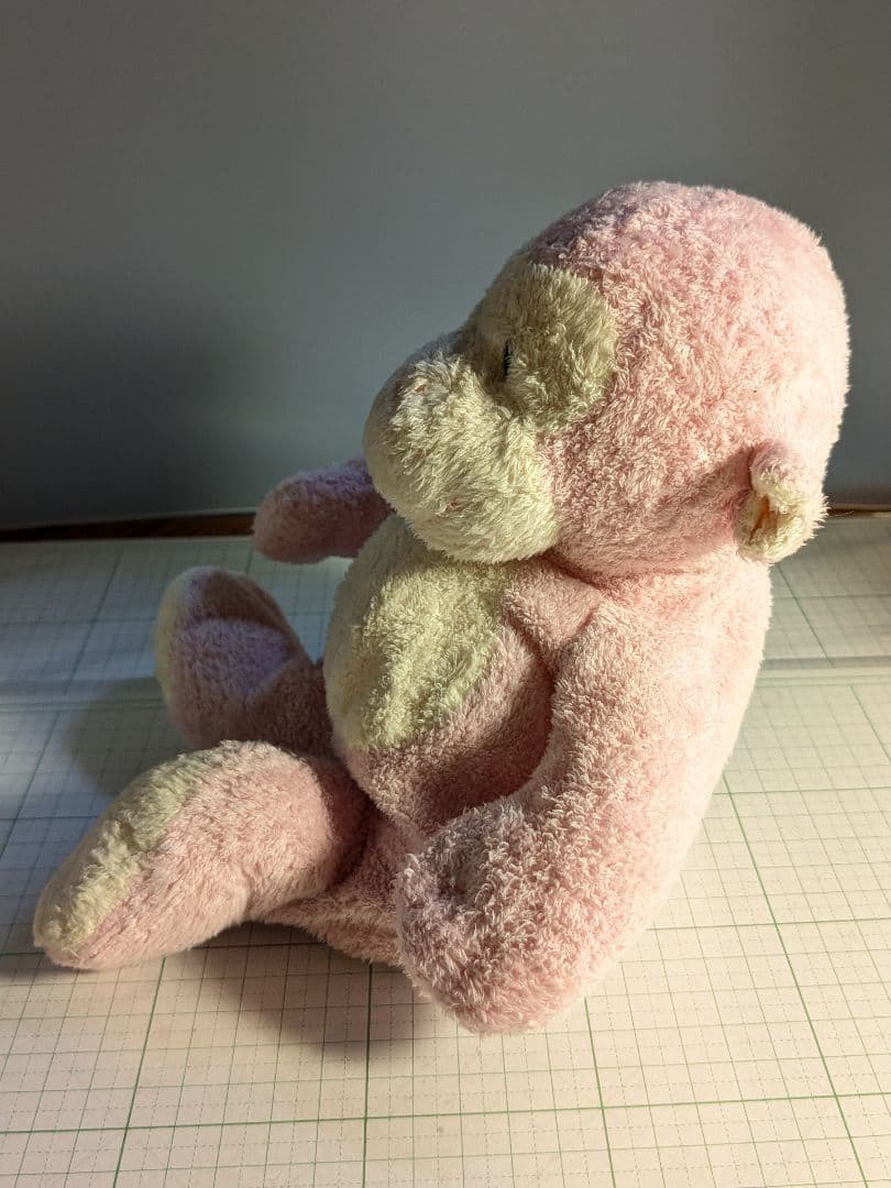 2006年公式 Ty プラフィーズ ベビーダングルズ ピンクモンキー ぬいぐるみ