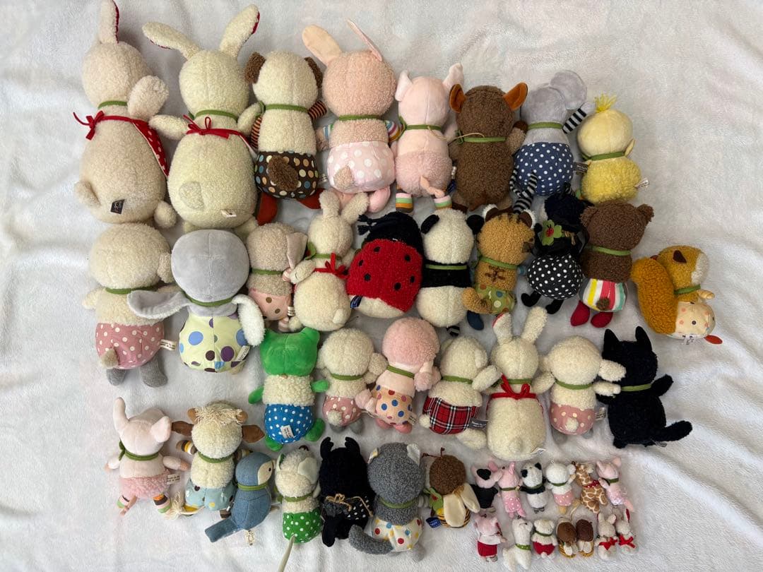good luck 童心　ぬいぐるみ　大小合わせて４５体まとめ売り　used