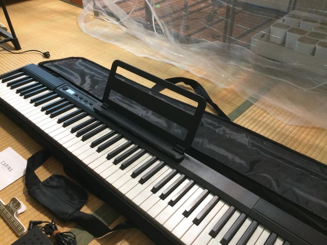 電子ピアノ　Carina　カリーナ　88鍵盤　キーボード　充電可能　動作確認済み