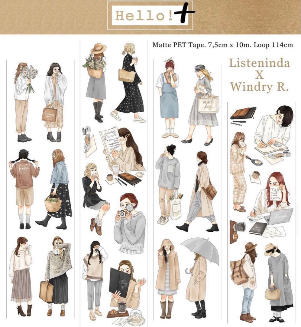 ⭐️SALE⭐️ Windry.R 海外マスキングテープ マステ 【2741】