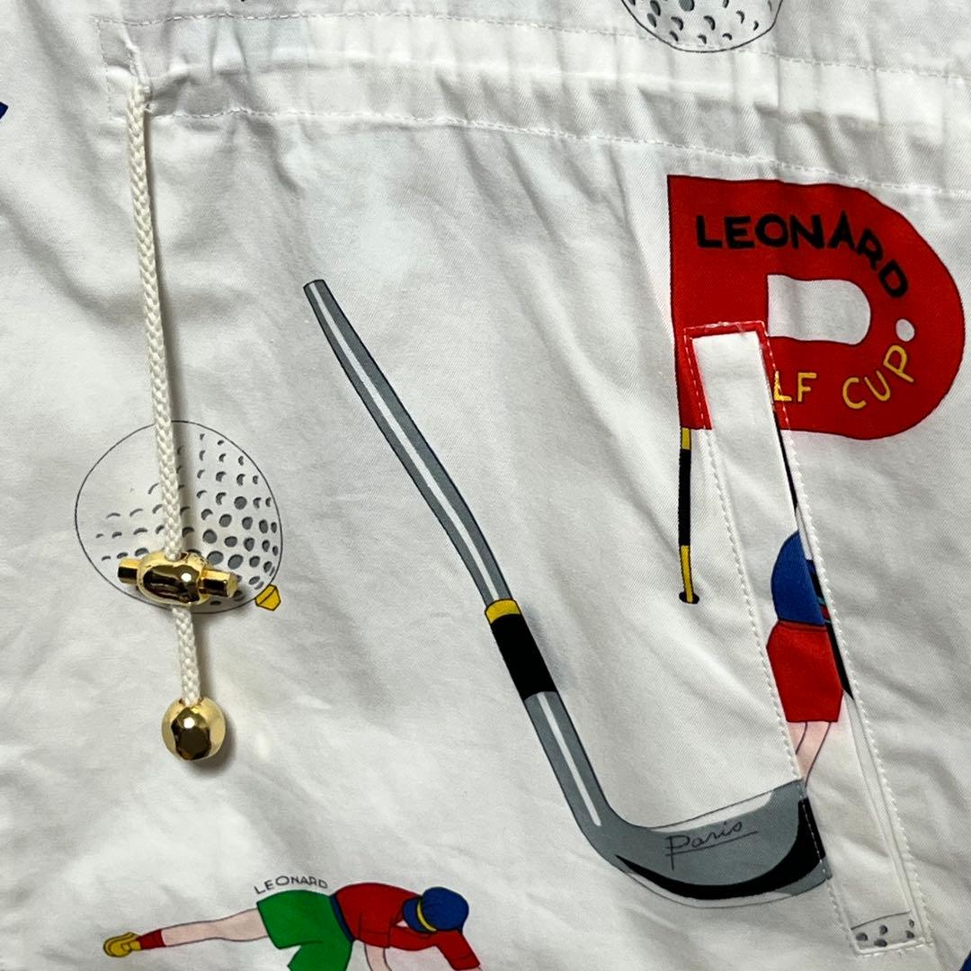 LEONARD SPORT レオナール　ゴルフ柄 ゴルフ ジャケット　FREE