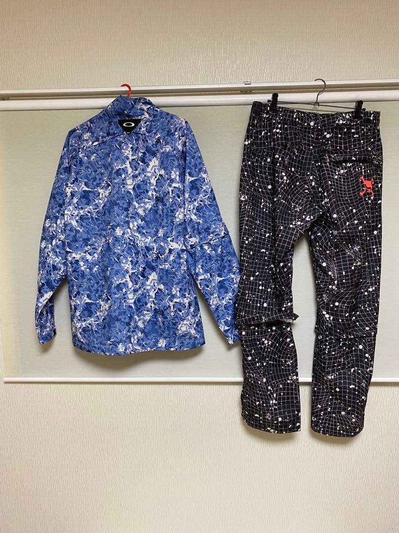 超希少オークリーゴルフ、レインウェア、セットアップ