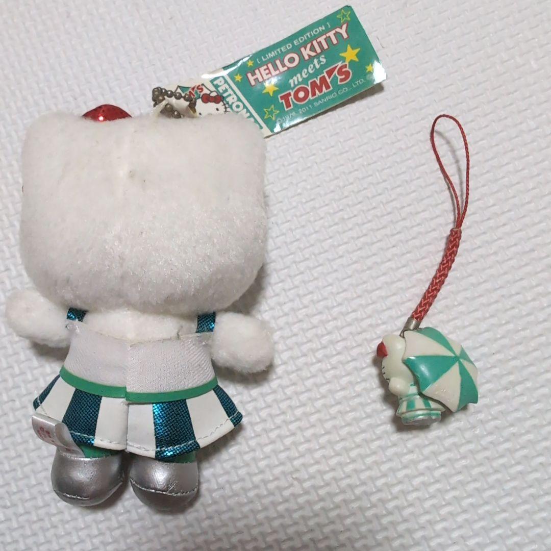激レア　ハローキティ　meets TOM'S ストラップ　 ぬいぐるみ