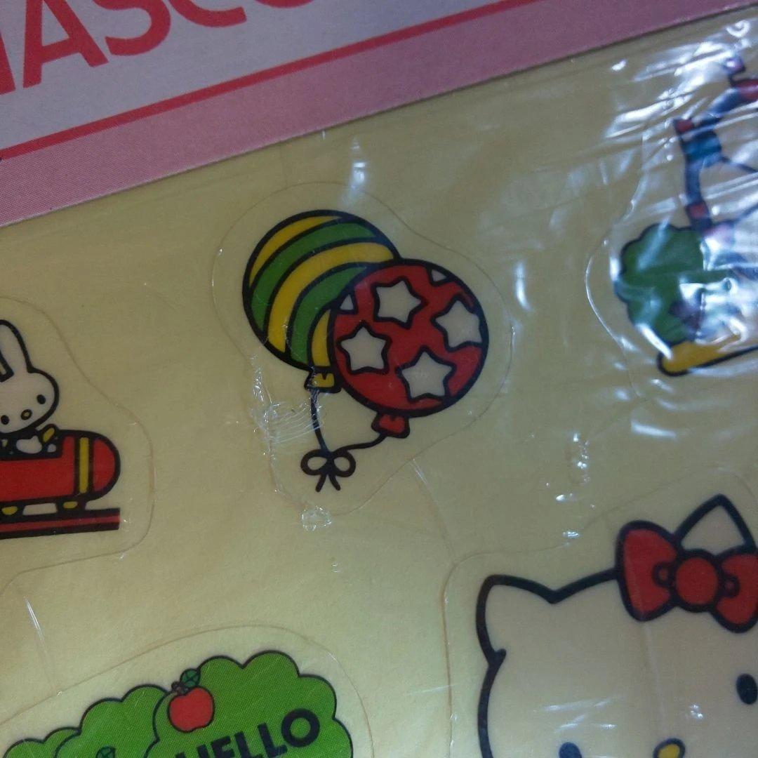 昭和レトロ 1976年 サンリオ ハローキティ シール 未開封