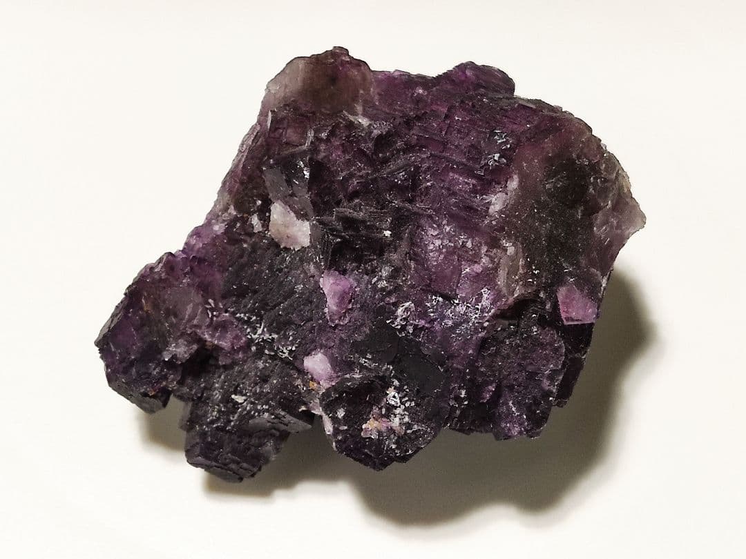 パワーストーン　天然石　パープルフローライト　246g　No.962