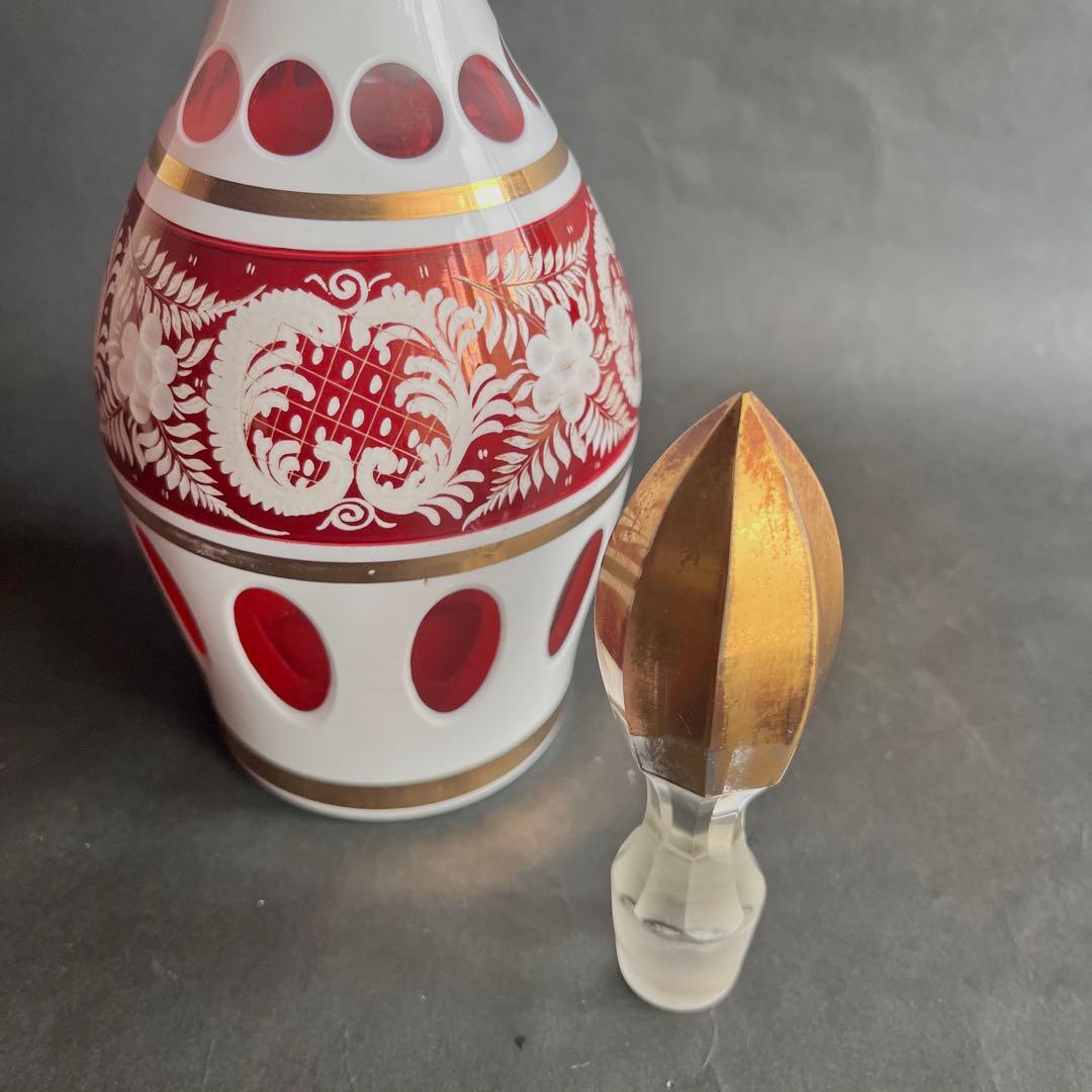 ★アンティーク ★パリ発エキゾチックな 　ガラス製ボトル•置物•装飾品