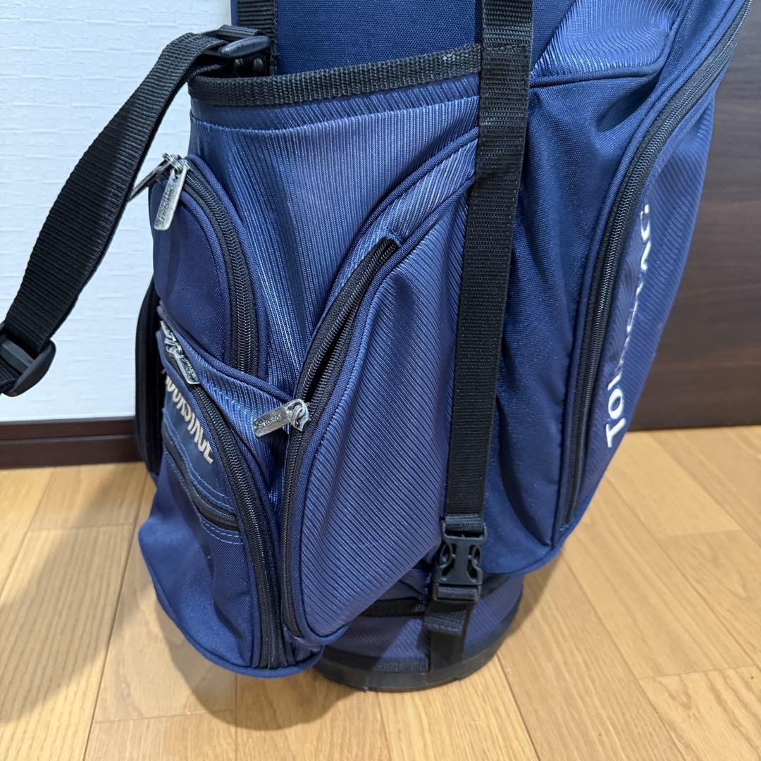 BRIDGESTONE TOURSTAGE キャディバッグ ゴルフバッグ 紺/黒