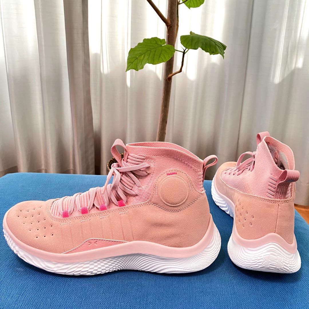 UA CURRY 4 flotro カリー4 フロトロ ピンク ホワイト 27