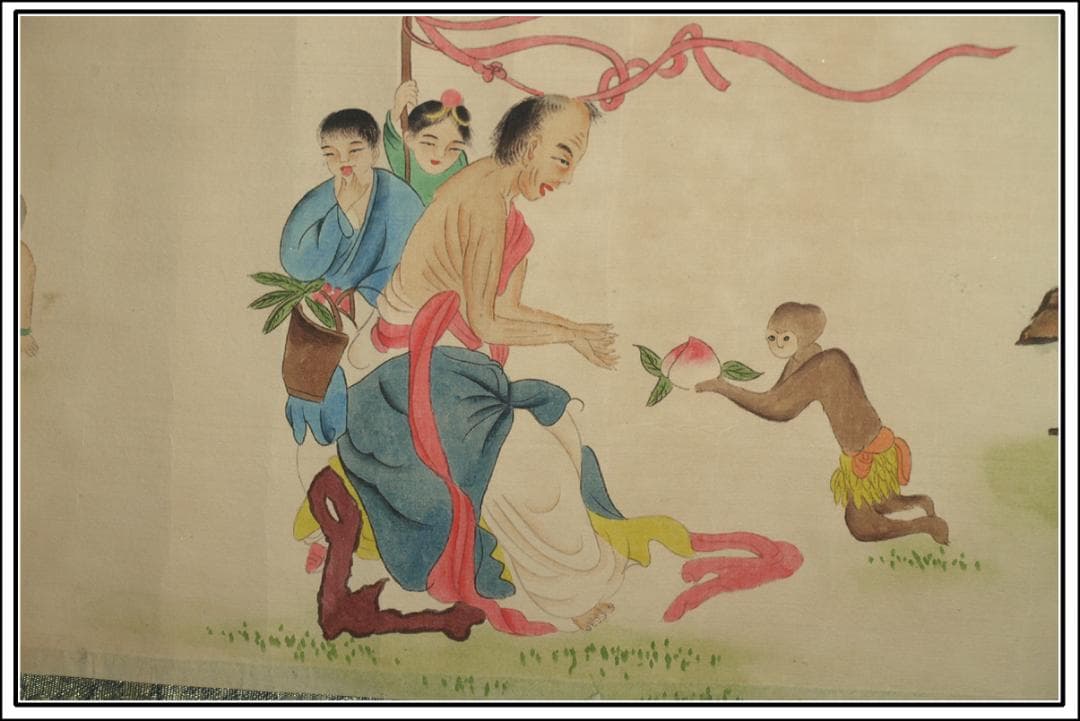 中国明時代の絵　李漾作 激安骨董品　肉筆保証古美術 BD404A3-3