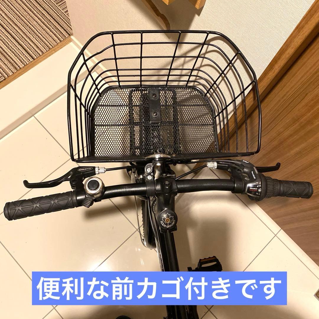【送料込・匿名配送】ルイガノ J20 20インチ　前カゴ、泥除け、鍵付き