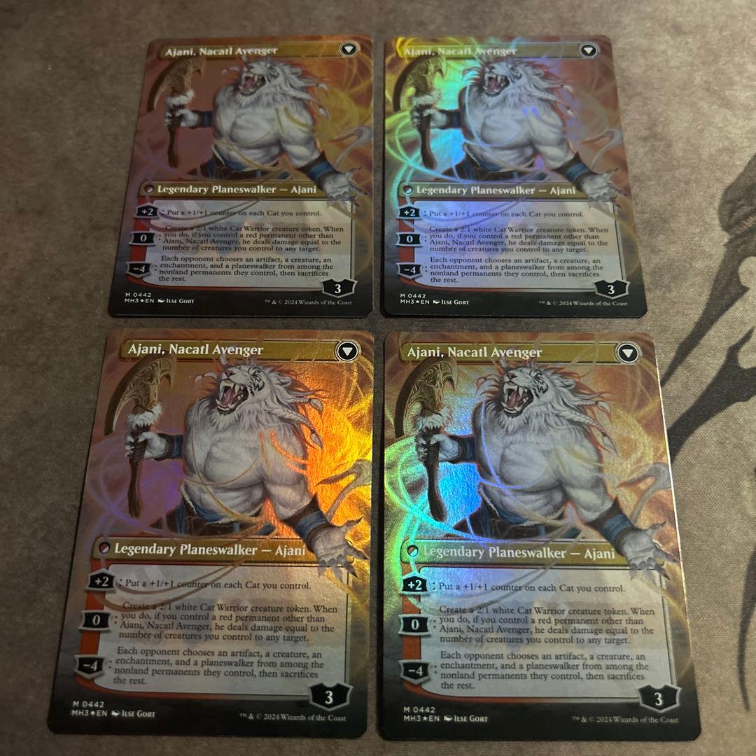 【MTG】ナカティルの最下層民、アジャニ　foil 4枚