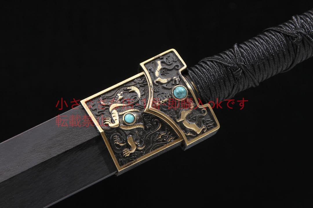 新四聖漢剣八面文様鋼輪紋 古兵器 武具 刀装具 日本刀 模造刀 居合刀