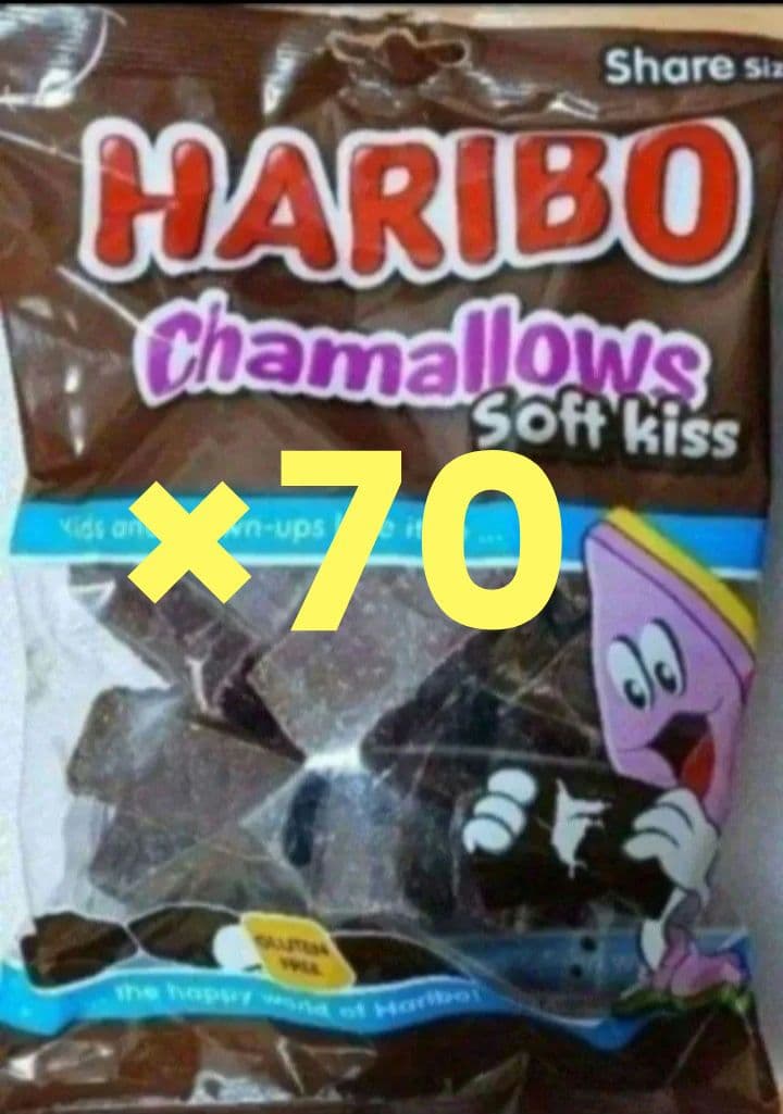70袋　HARIBO ハリボー　チョコマシュマロ ハリボーチョコマシュマロ
