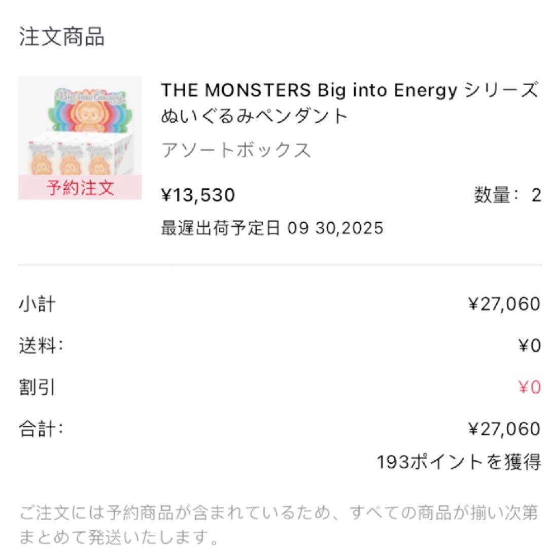 正規品ラブブエナジー Big into Energy 4点まとめ売りLABUBU