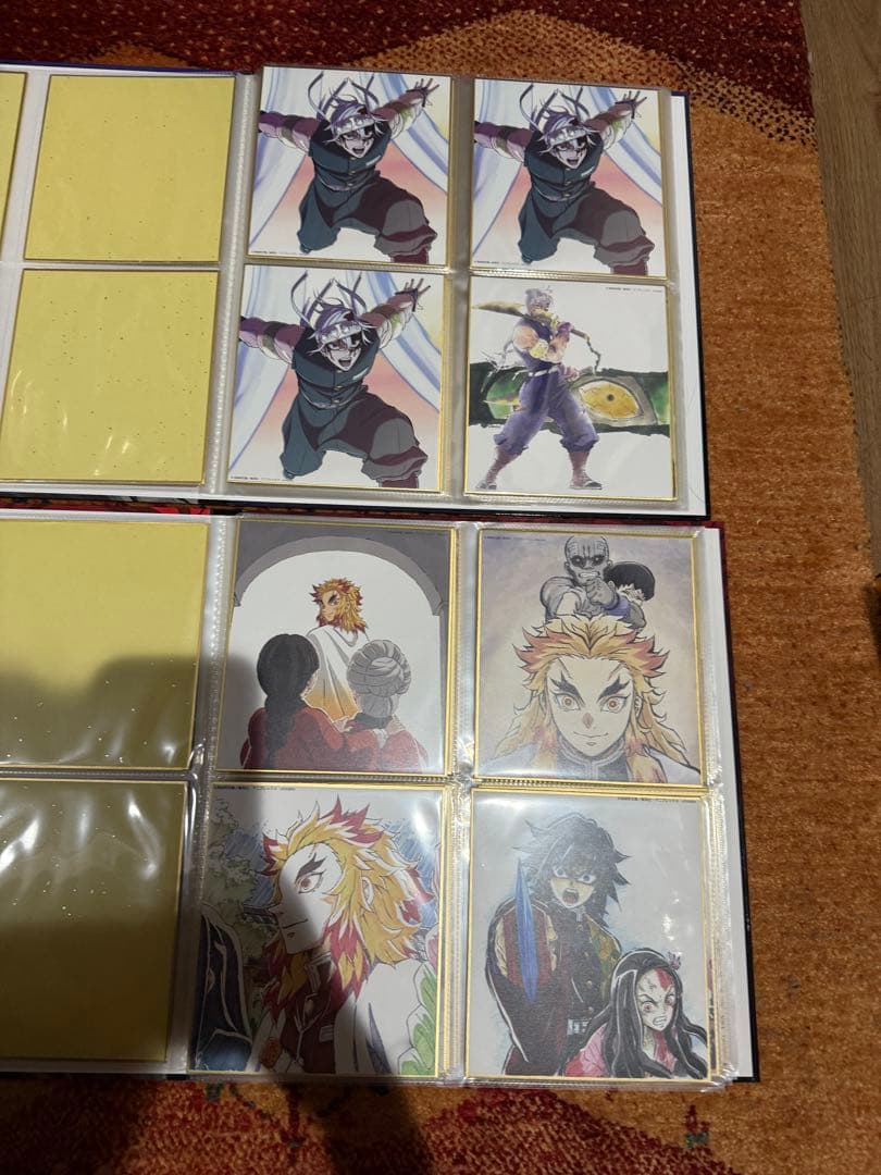 鬼滅の刃　全集中展複製色紙拾集帳と色紙セット