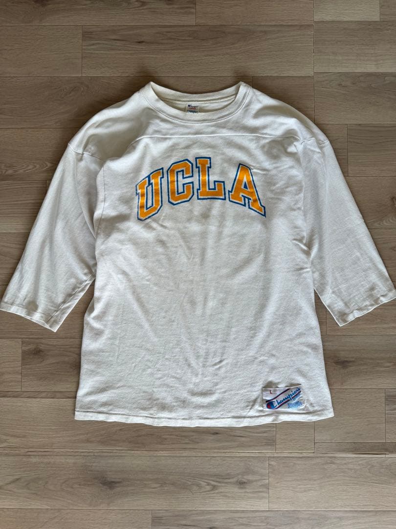 80s トリコタグ Champion チャンピオン UCLA フットボール L