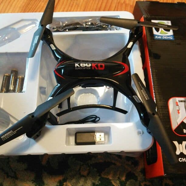 こちらで購入したドローンクワッドコプター