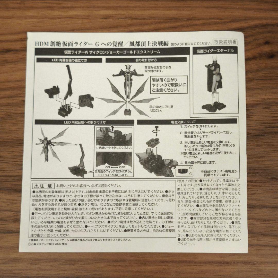 HDM創絶仮面ライダーGへの覚醒/風都頂上決戦編