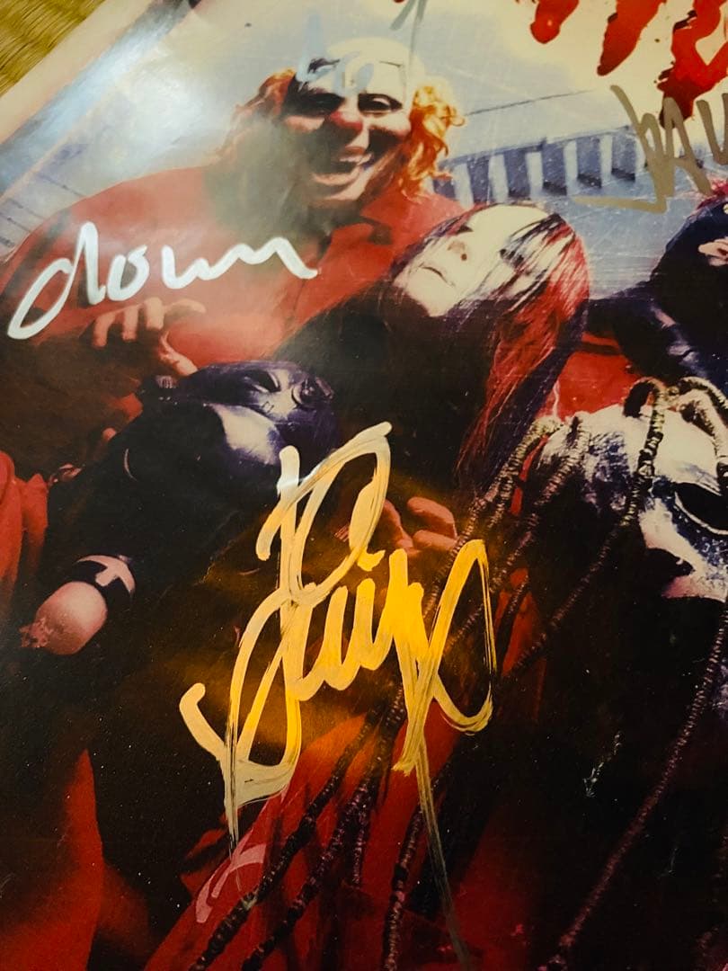 Slipknot のサイン入りポスター