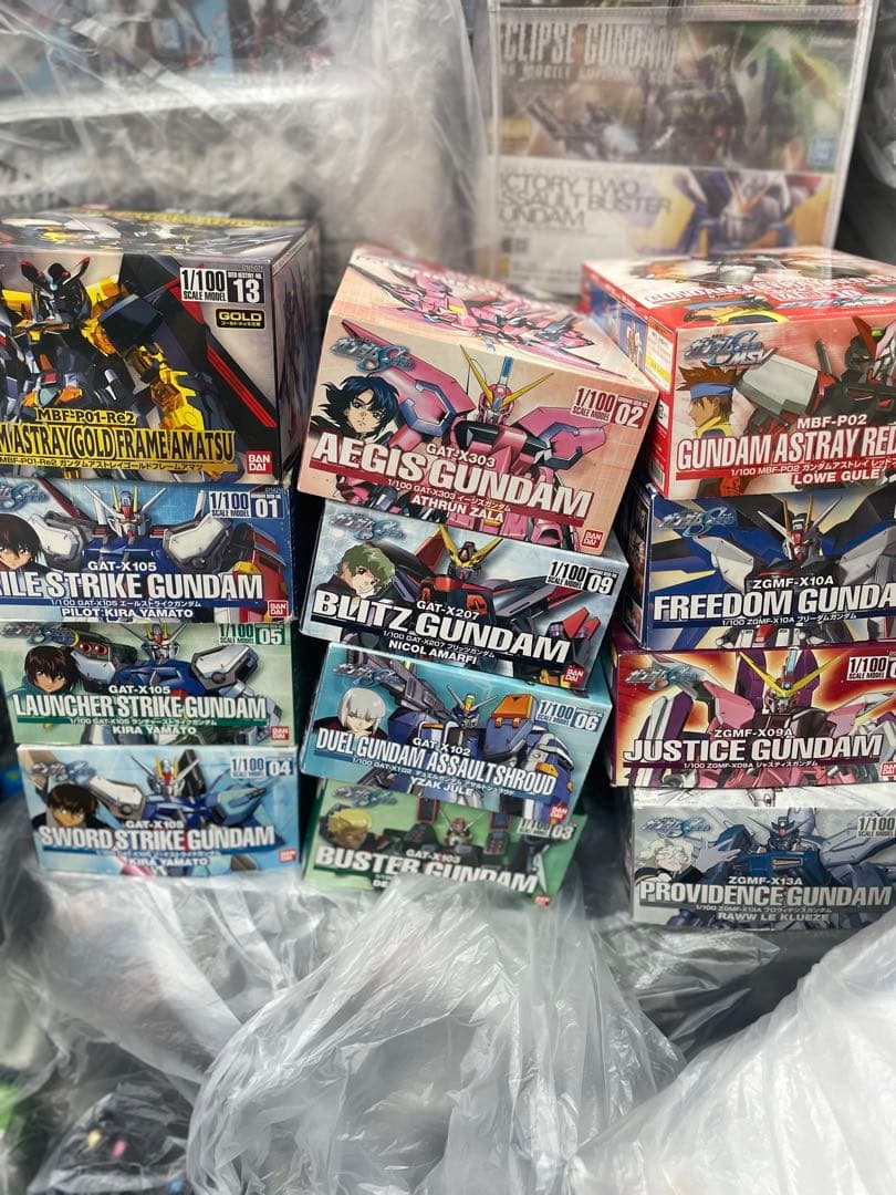 1/100ガンダムSEED未組立13体まとめ売りセット