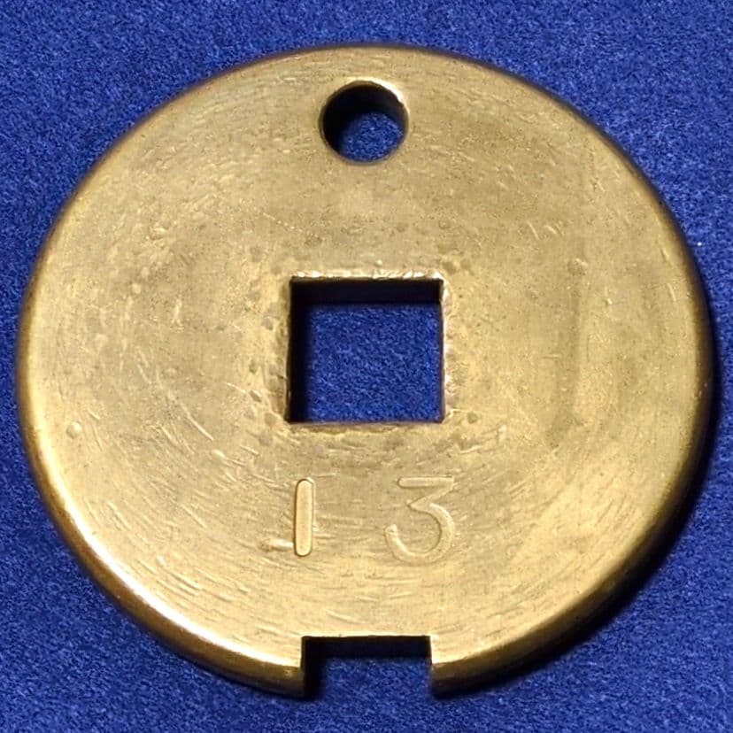 鉄道関連グッズ：鉄道タブレット 通票玉4点(当時物)