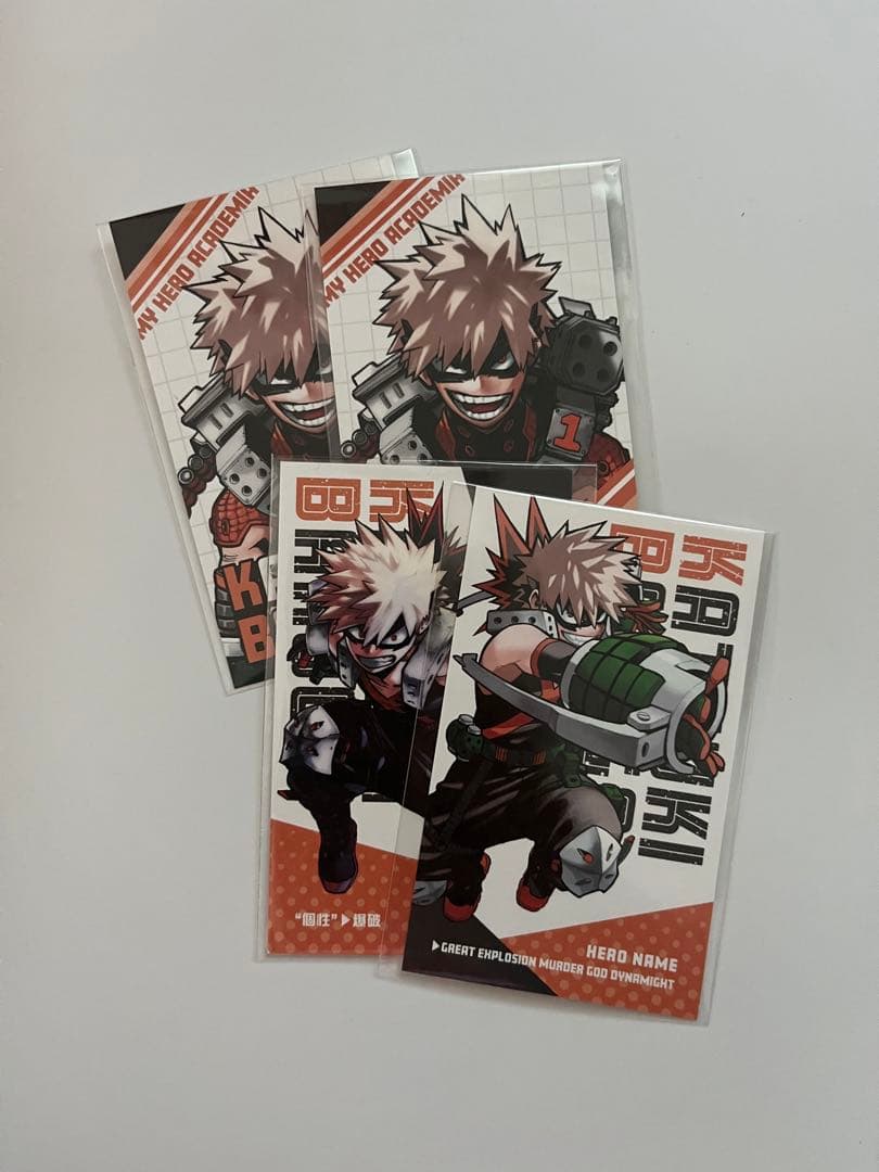 ヒロアカ 爆豪勝己 セット トランプ ポストカード 他