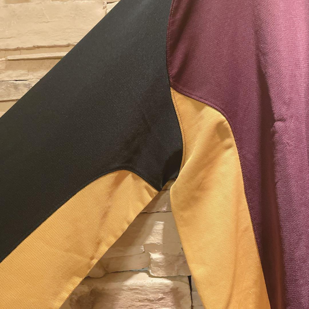 【絶妙配色】y2k/NIKEナイキ/長袖トレーニングウェア刺繍ロゴ/ブラウンXL