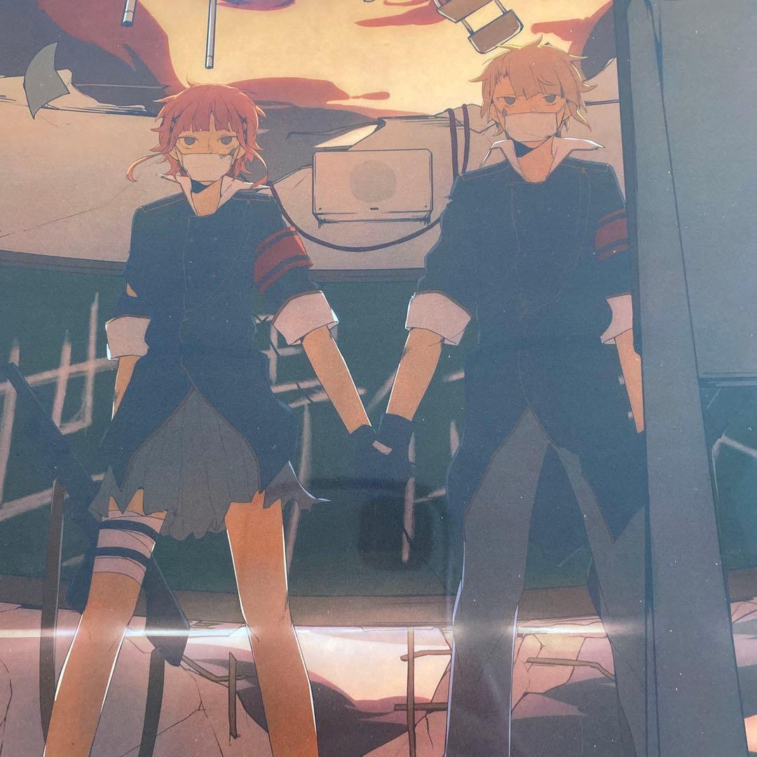 匿名配送 Neru 世界征服 特典 クリアファイル マウスパッド 3点セット