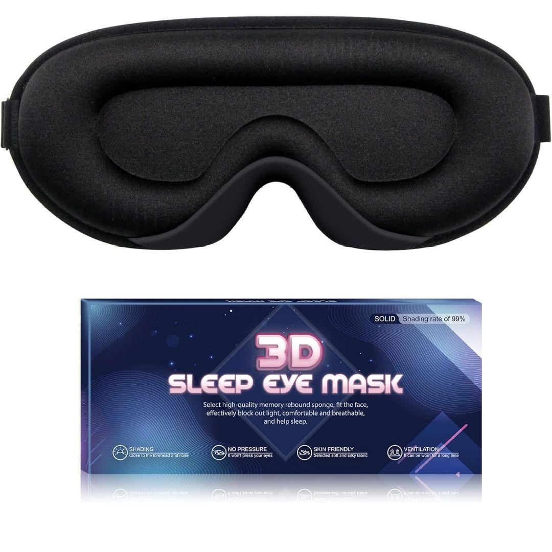 3D スリープアイマスク 高品質メモリーフォーム