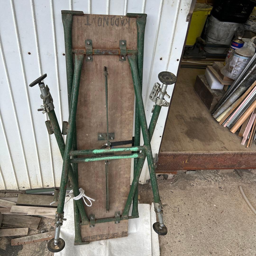 折りたたみ作業台 収縮キャスター付き