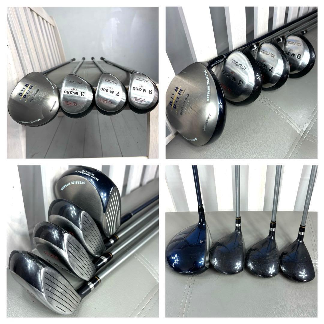 本格派 メンズゴルフクラブ 12本 フルセット ゴルフセット 豪華 お試しセット