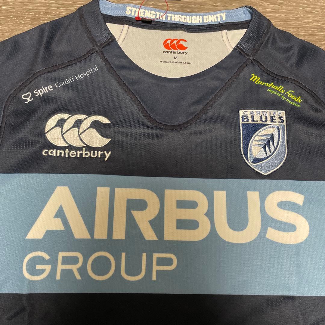 デッドストック canterbury CARDIFF BLUES Jersey2