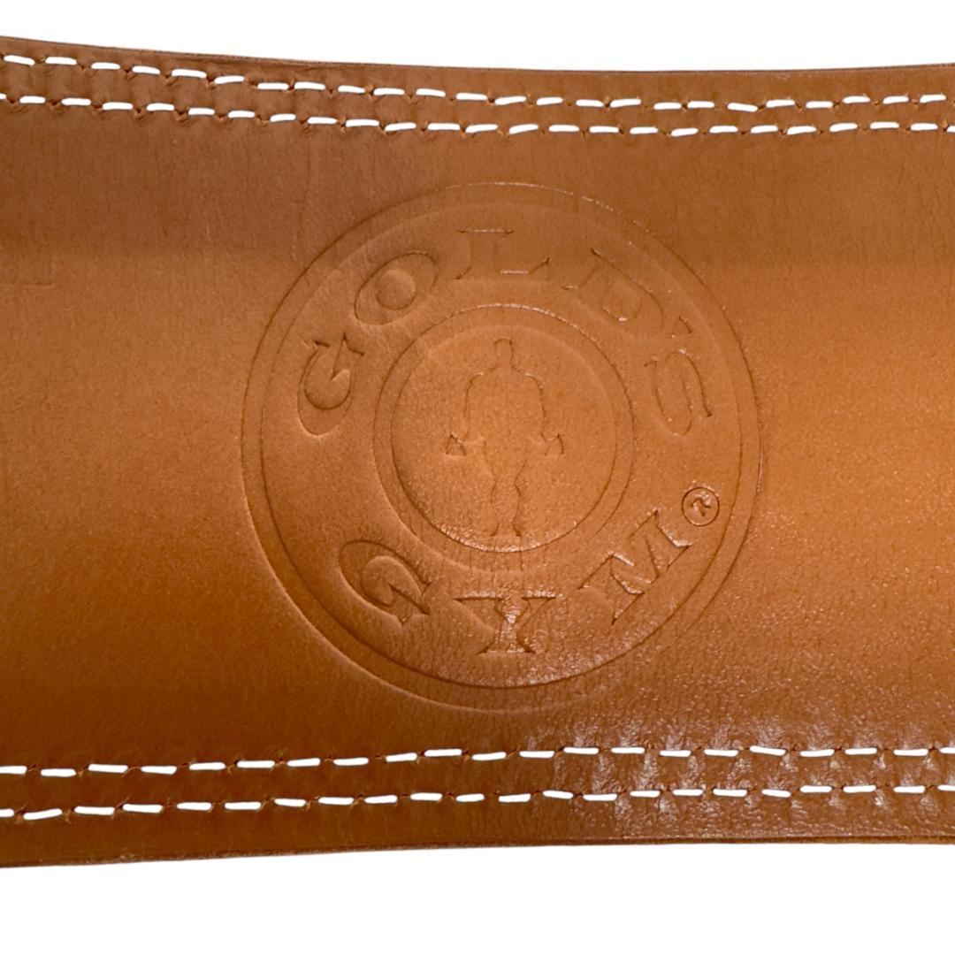 美品　ゴールドジム プロレザーベルト XLサイズ トレーニングベルト