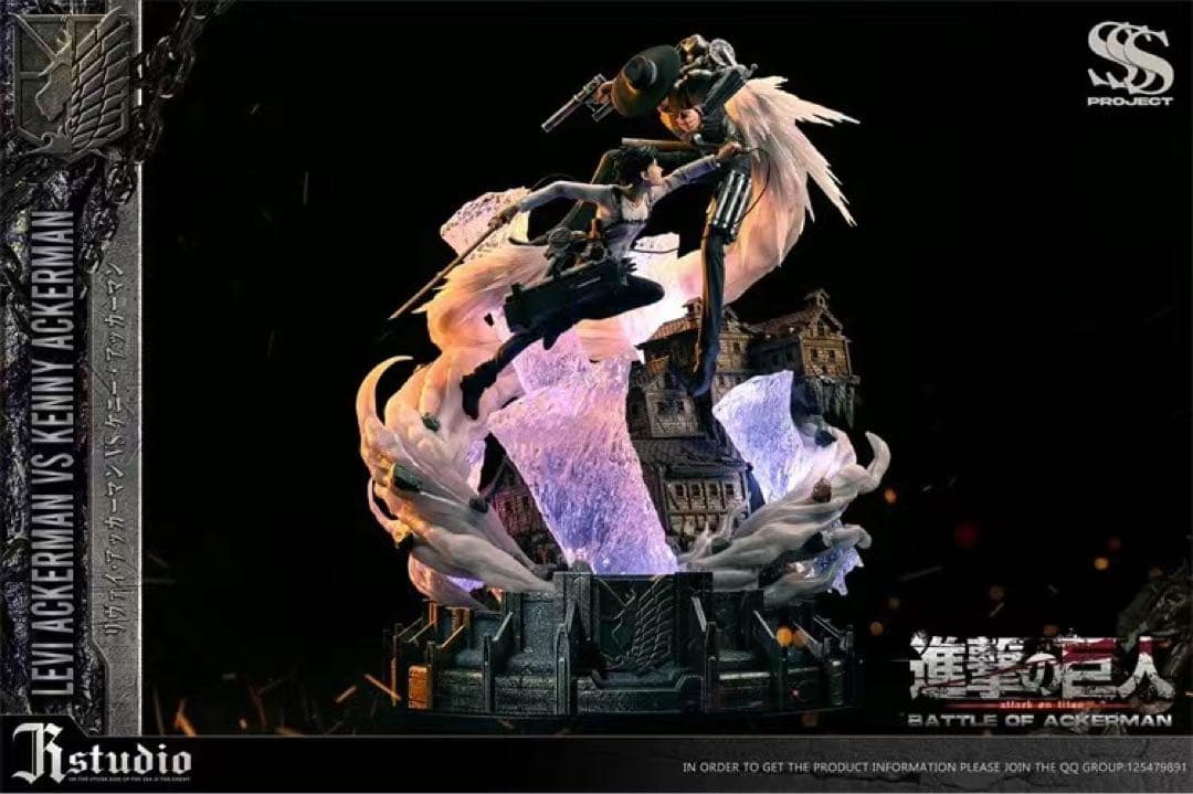 進撃の巨人 リヴァイ·アッカーマン ガレージキット ガレキ スタチュー⑤