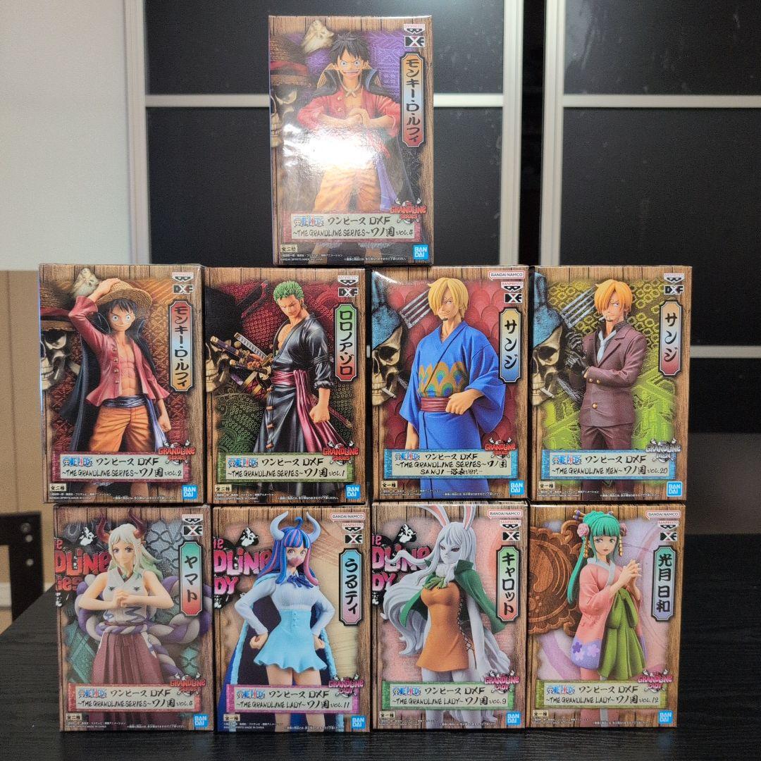 ワンピースDXFフィギュア　ワノ国シリーズ　９点まとめ売りセット