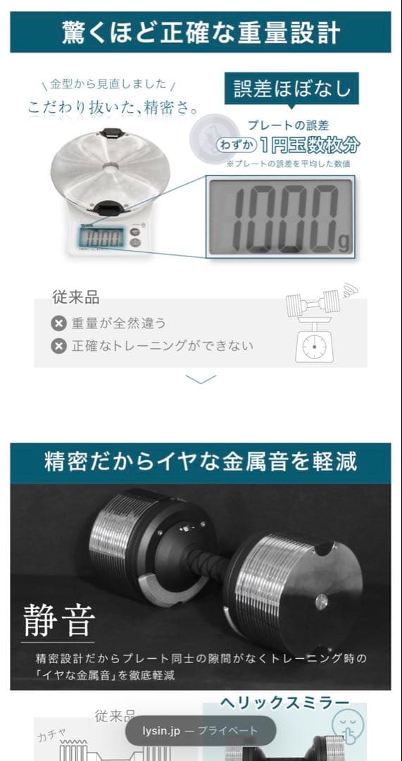 HelixMirror（ヘリックスミラー） 40kg 1個 ライシン