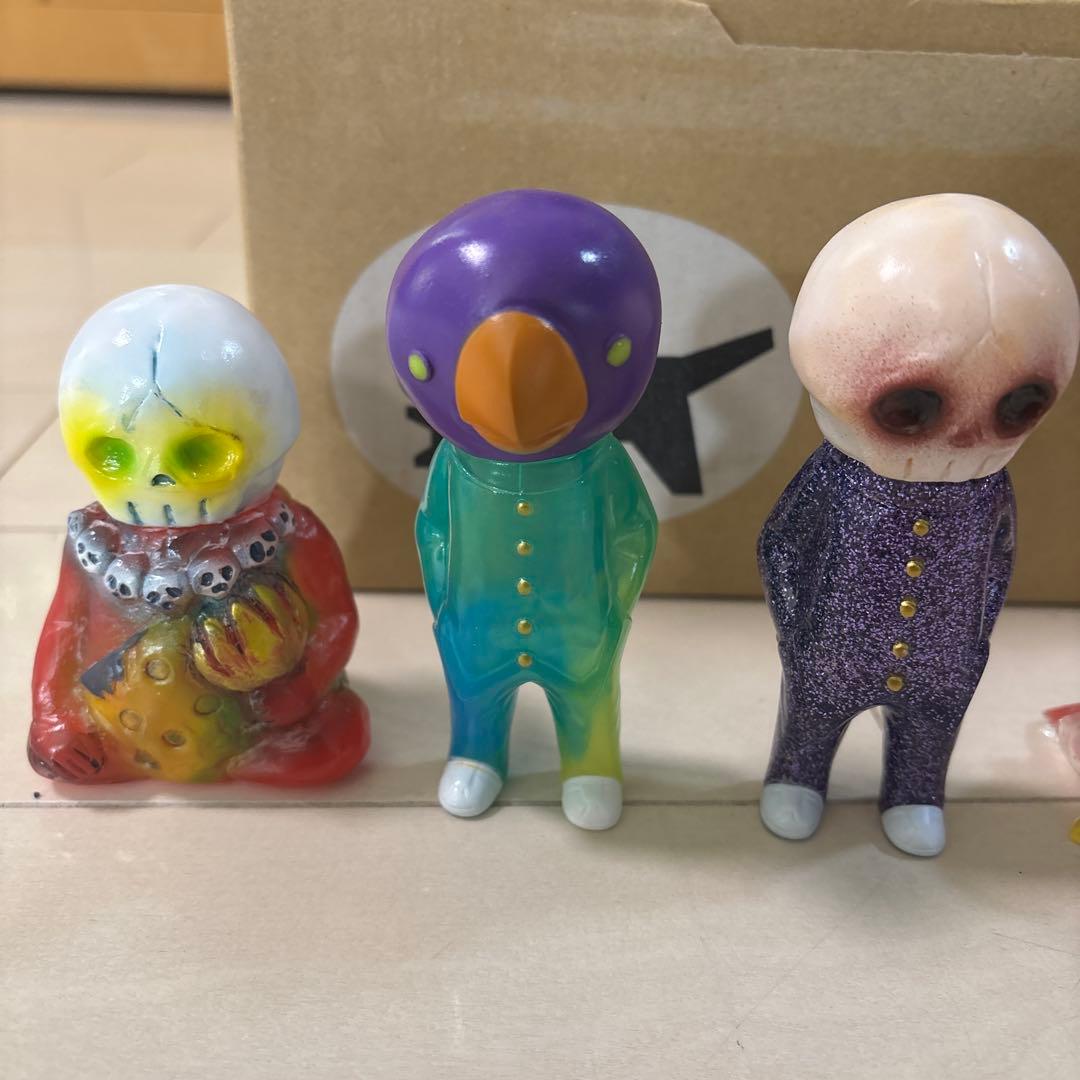 N*)様 引退品Grape Brain ソフビフィギュア9体セットデンシネコ