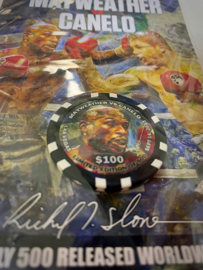ボクシング　記念カジノチップ　激レア商品