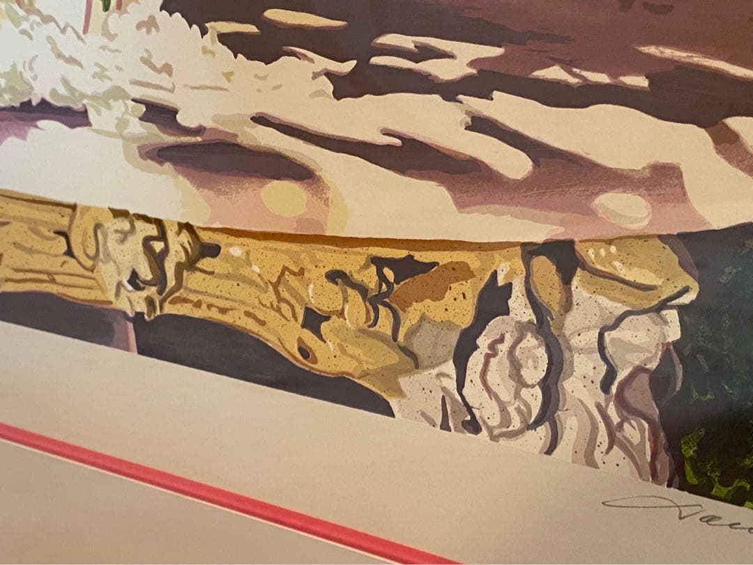 デビット・ロイド・グローバー リトグラフ カントリーガーデン 絵画 インテリア