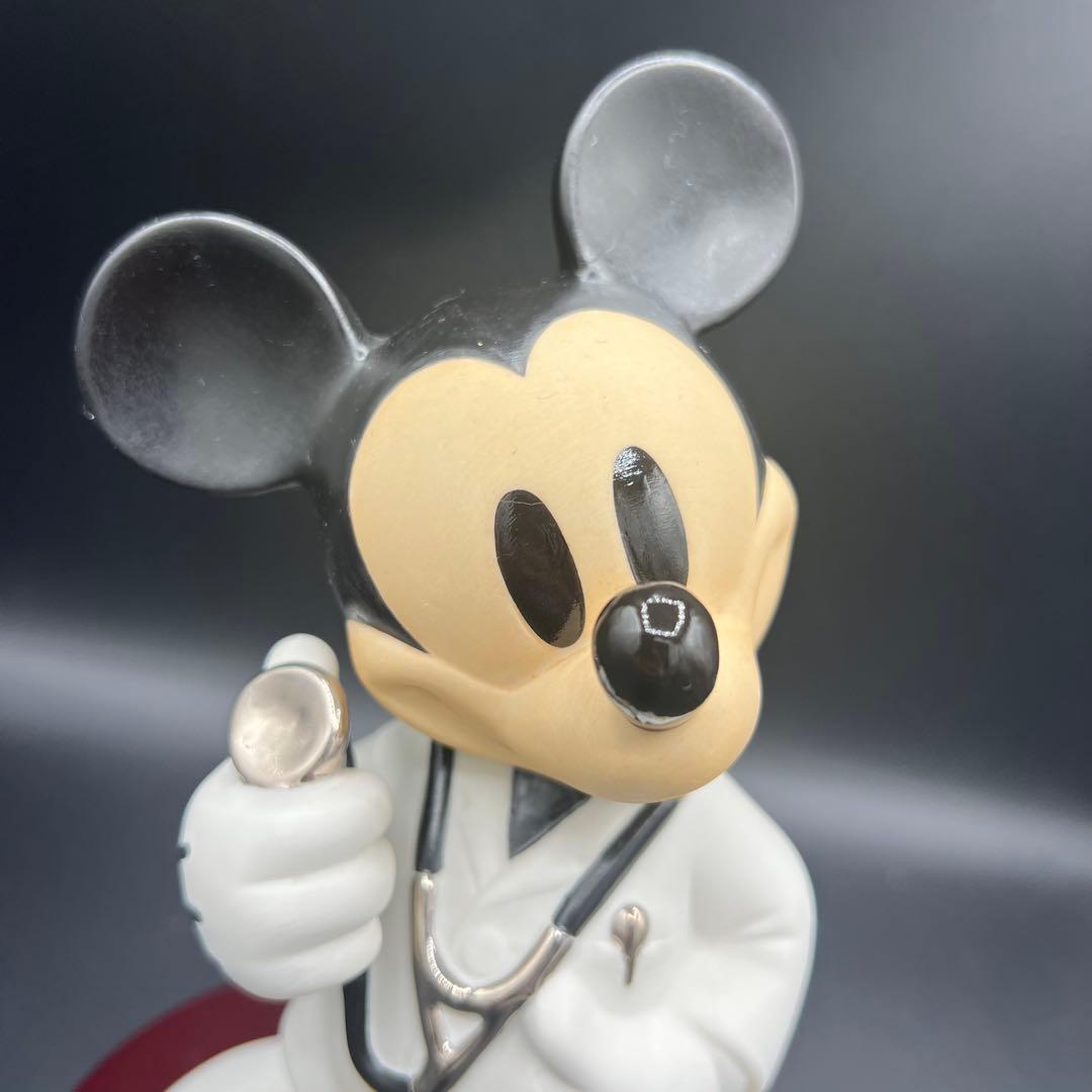 【レア】ドクター　ミッキー 　医者　フィギュア　加藤工芸　陶器