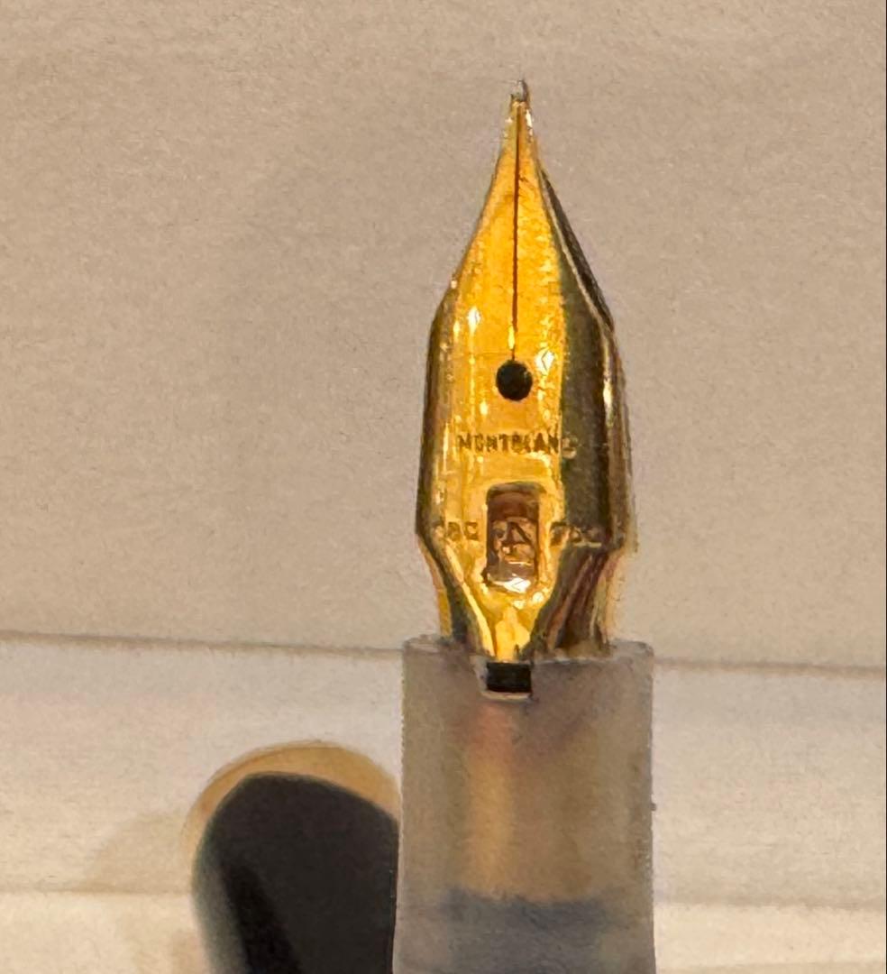 【極美品】モンブラン No 14 万年筆 ブラック 18K EF