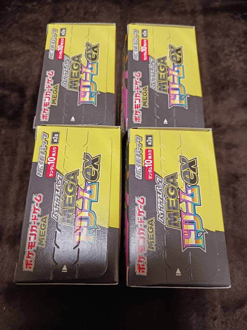 ポケモンカード　メガドリームexシュリンクなしBOX4個セット