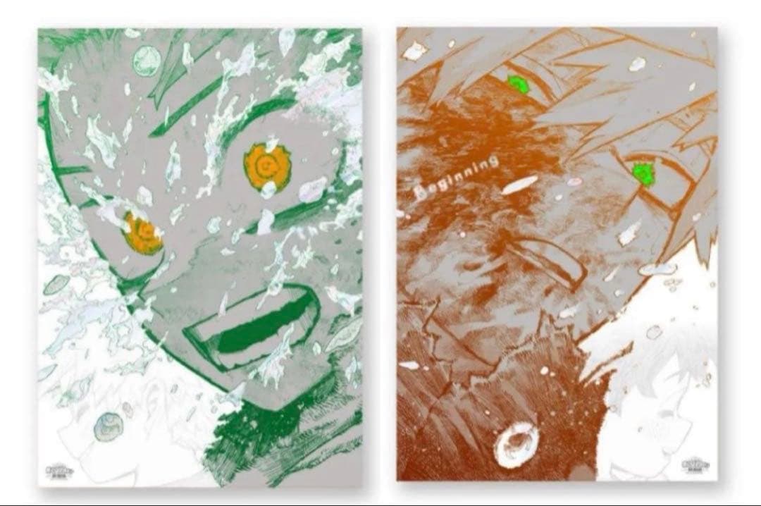 僕のヒーローアカデミア 原画展 A2 ポスター B2 リッチポスター 5枚セット