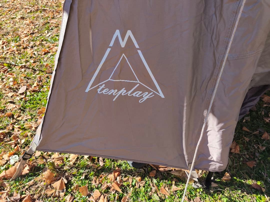 Tenplay ワンタッチ ロッジ型テント 大型 自立式 13㎡ 4シーズン