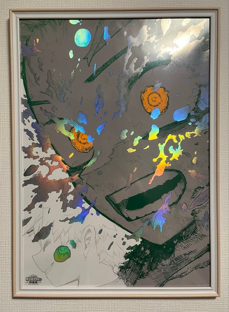 ヒロアカ　原画展　A2 アートポスター　２枚セット 緑谷出久 爆豪勝己