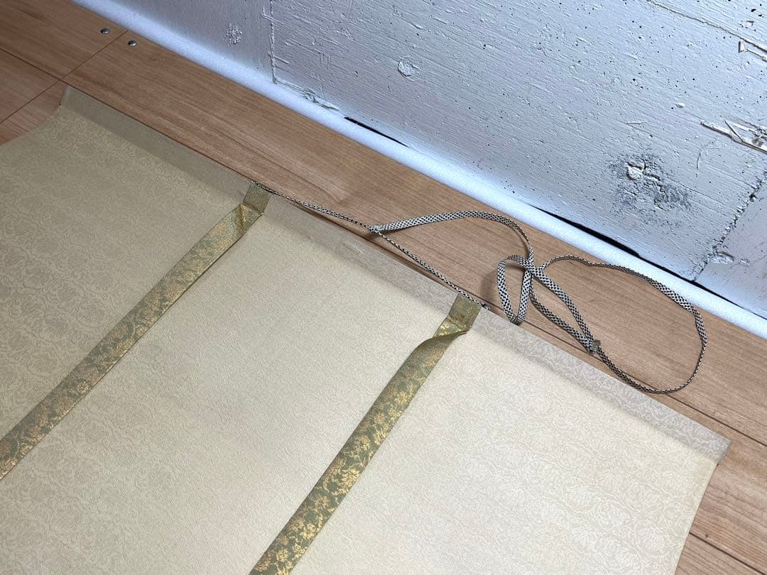 真作保証 掛軸 掛け軸 川村‎憲邦 日本画 書画 「鯉」 金鯉 肉筆